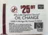 Jiffy lube 오일체인지 25불할인 -카멜점